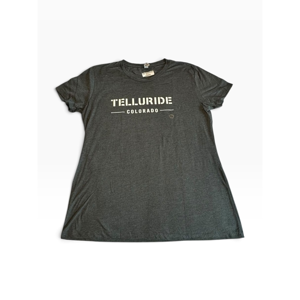 NWT Next Level Telluride Colorado T-Shirt Womens XXL Charcoal New Graphic Tee